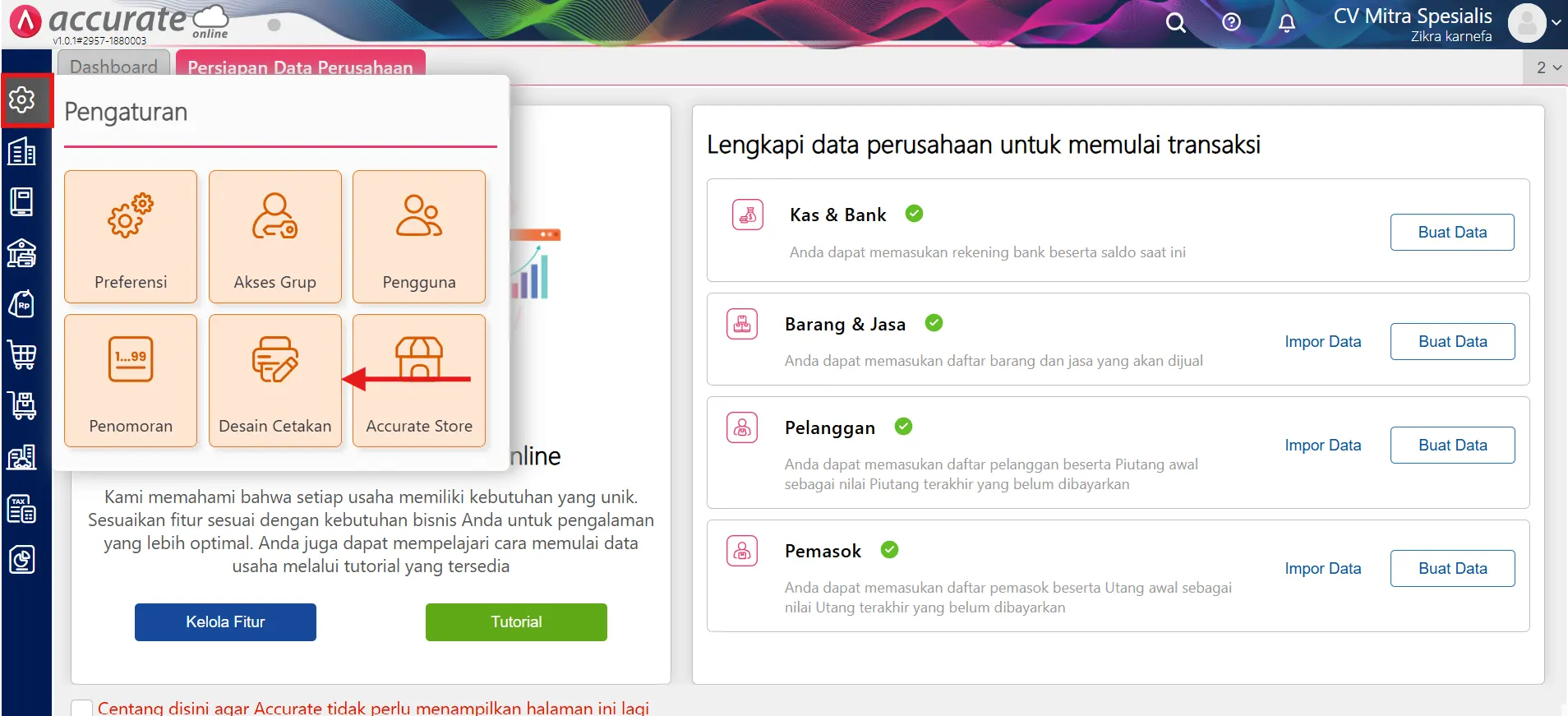 cara membuat desain cetakan